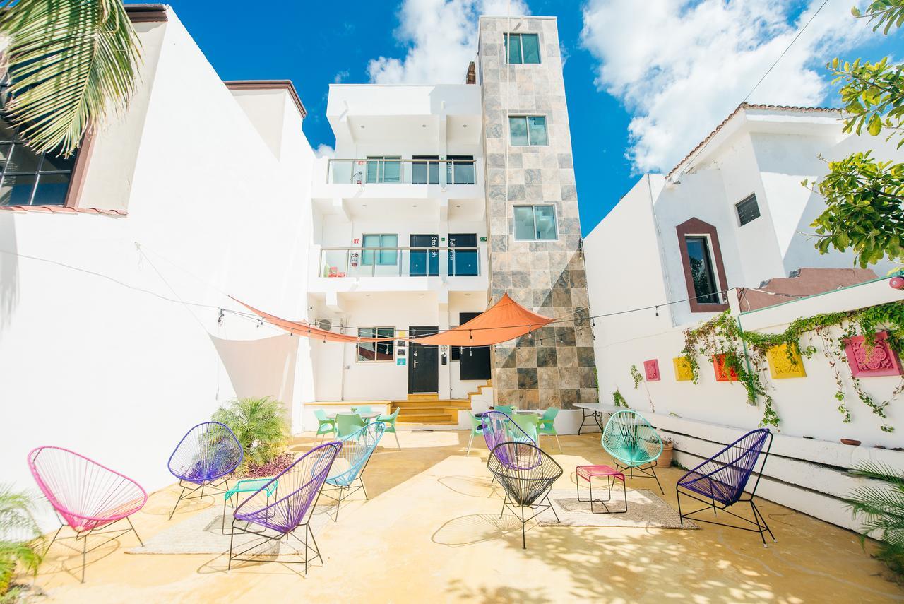 קנקון The Mermaid Hostel Beach (Adults Only) מראה חיצוני תמונה