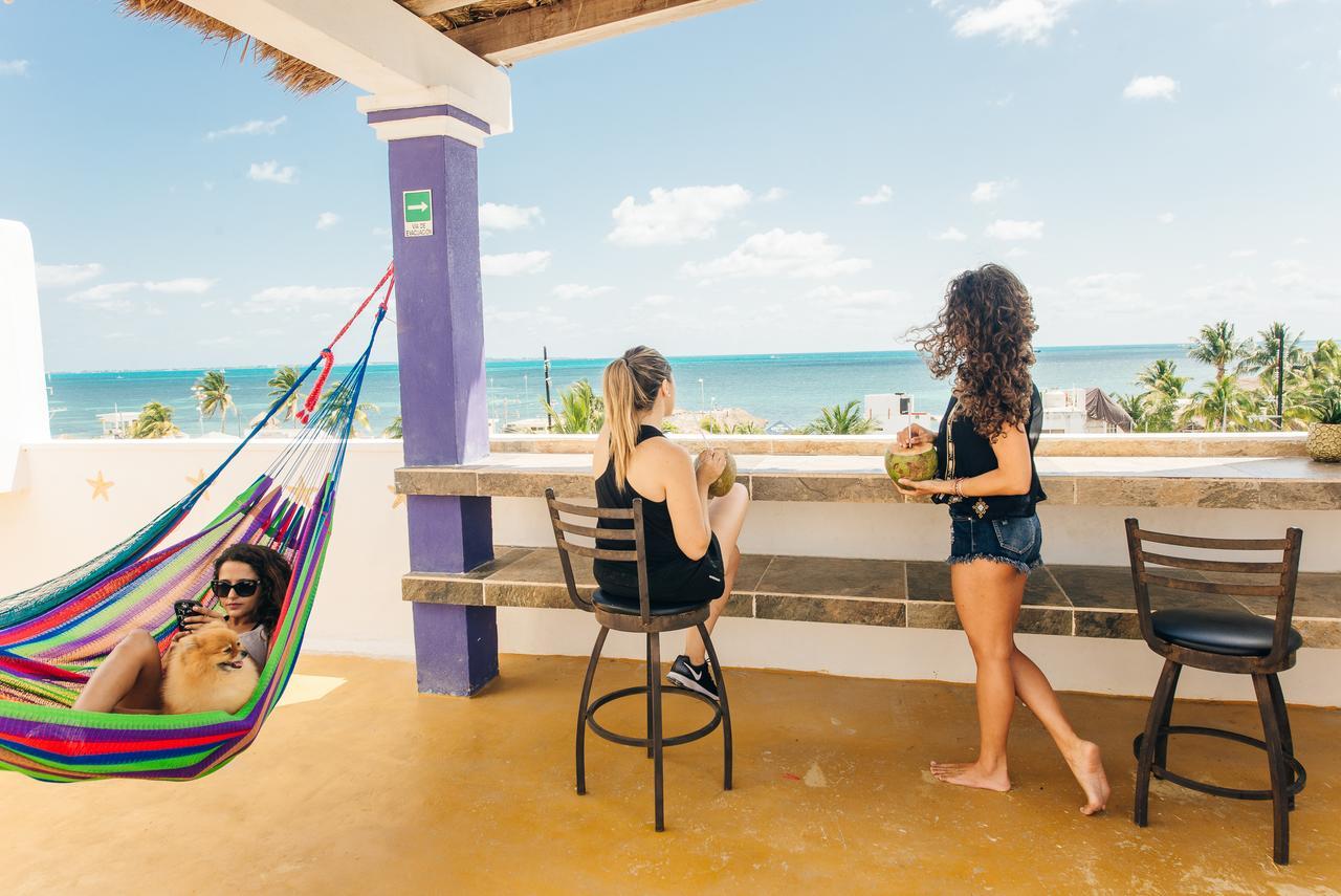 קנקון The Mermaid Hostel Beach (Adults Only) מראה חיצוני תמונה